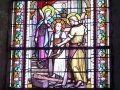 Église de Savigny - vitrail de la nef © Lemesle